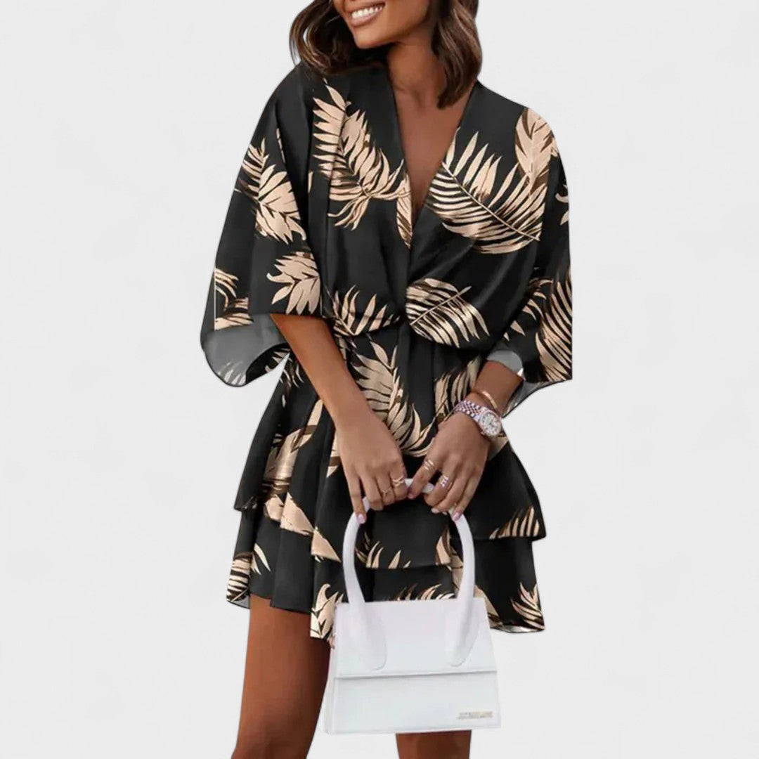 Carla - Vestido Floral Curto