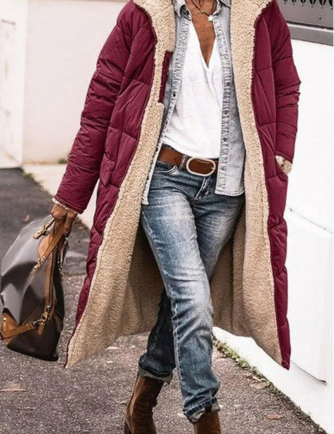 MILENA - Casaco Comprido Reversível