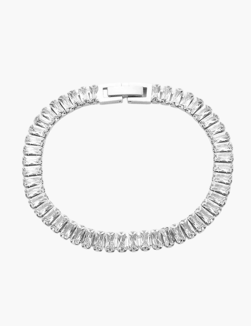 Pulseira de Rivière Baguette