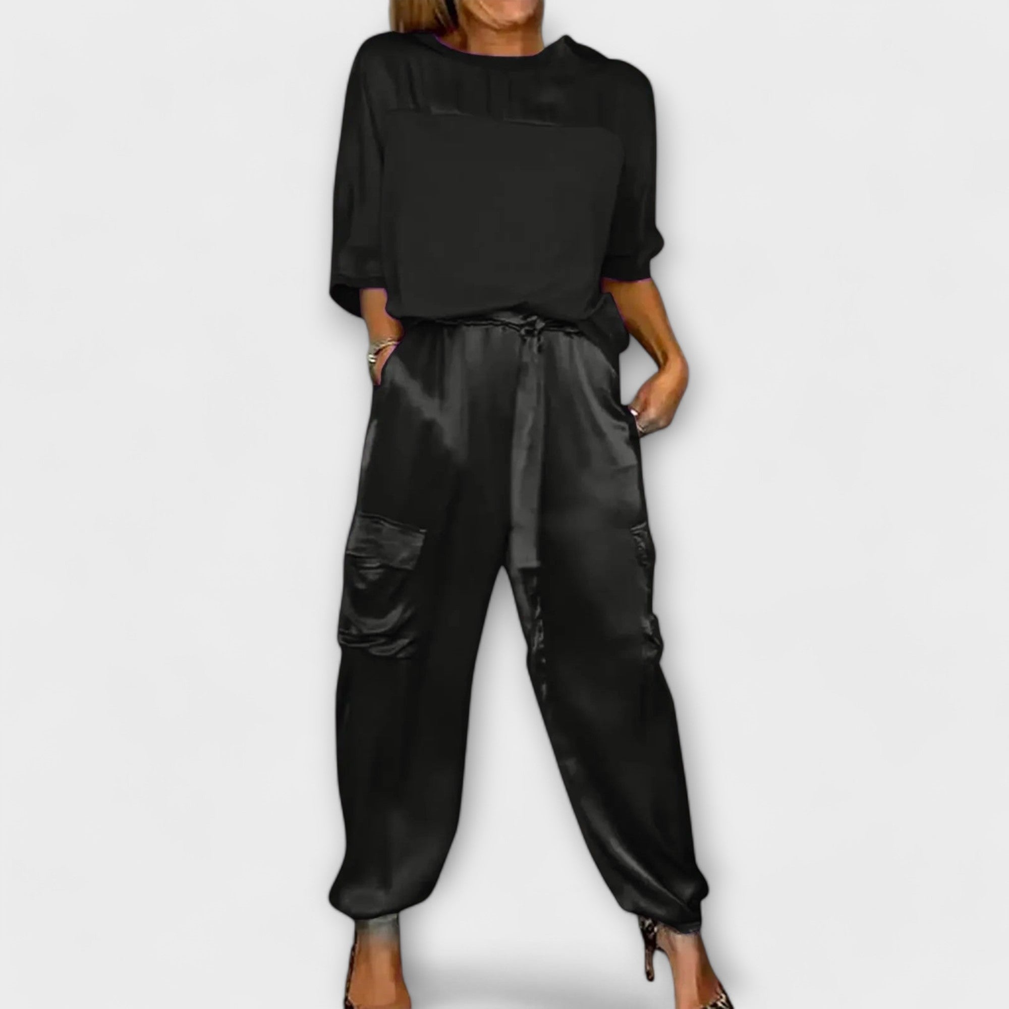 Margarida - Conjunto de Seda de 2 Peças