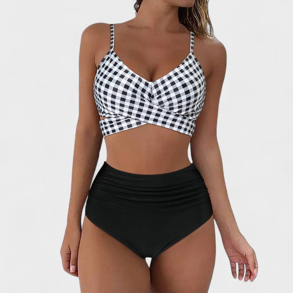 Marta - Biquíni Alta Cintura Estilo Verão