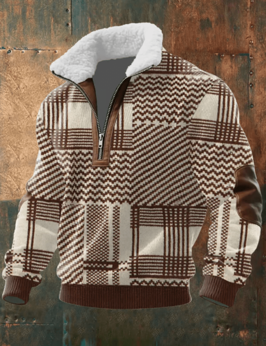 Will - Suéter Masculino Elegante com Gola de lã macia